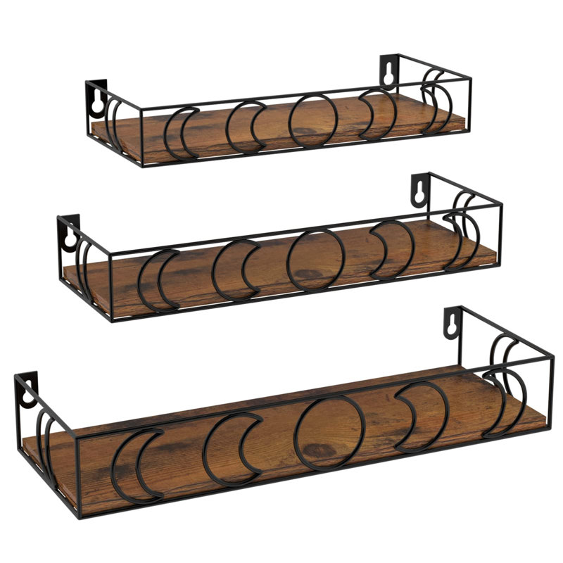 Raysa Floating Shelf, Black