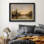 Rustic Countryside Vintage Sunset Horizon Forest Lake, reproduction d'art sur papier-91356458-91356459