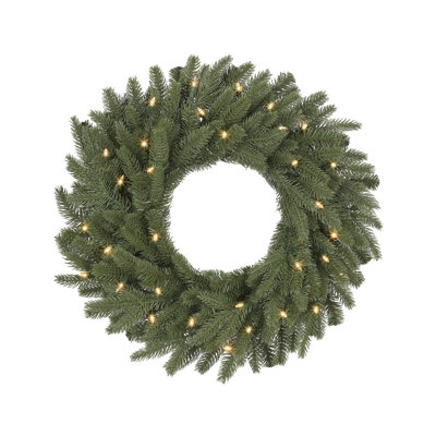 Kennedy Fir Wreath|24 In|LED Bat