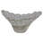Hand-Blown Glass Pleated Organic Shaped Bowl