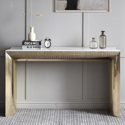 Console en pierre frittée de style italien