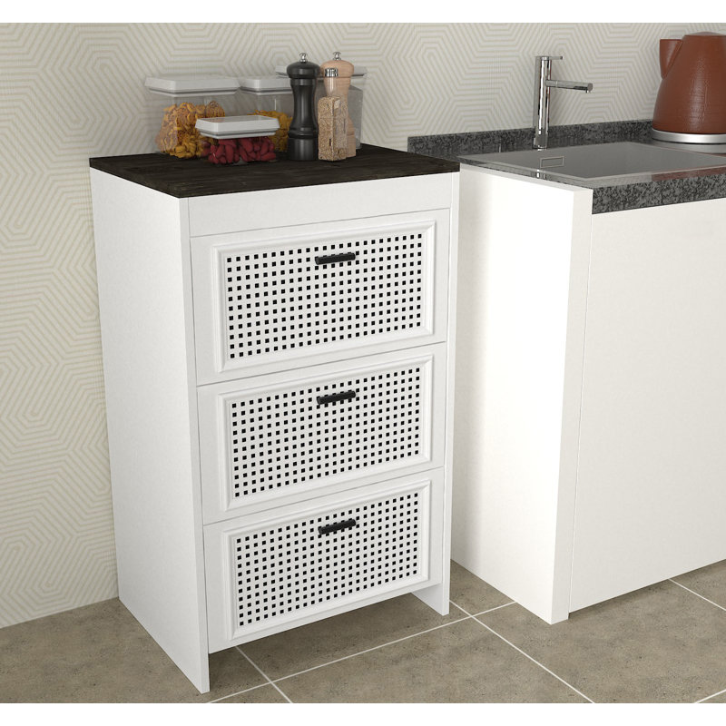 Commode combinée 3 tiroirs l 18,4 po Boughner