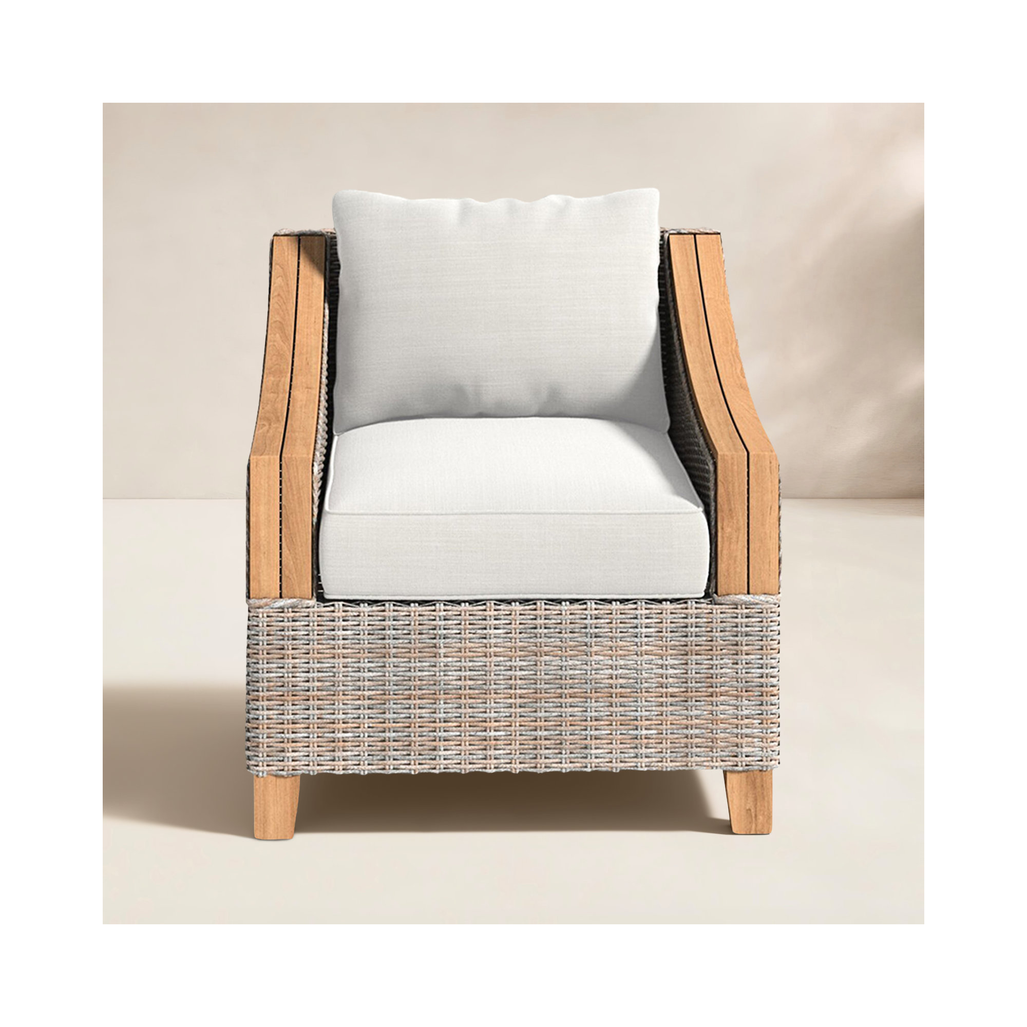 Carlton Teak Patio Chair with Sunbrella Cushions
