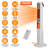 White 1500w Oscillating Ceramic Tower Heater, 9.45x9.45x33.46in Space Heater Category, Remote 5 Timer Overheat/tip-over Protection