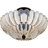 Libbie 4-Light Mottled Cocoa Semi-Flush Mount