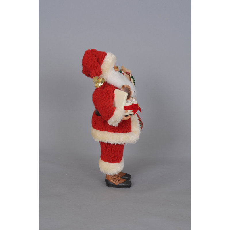 Christmas Surprise Santa Figurine