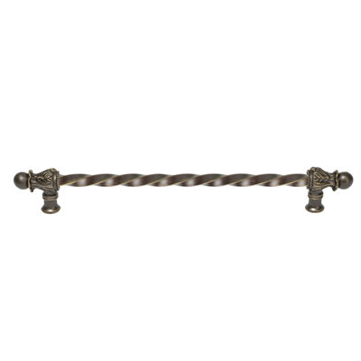 Acanthus 22 inches c.c. with 3/8 twist bar long pull Romanesque style in Chalice