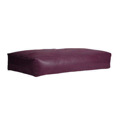 Faux Leather Refillable Bean Bag Lounger