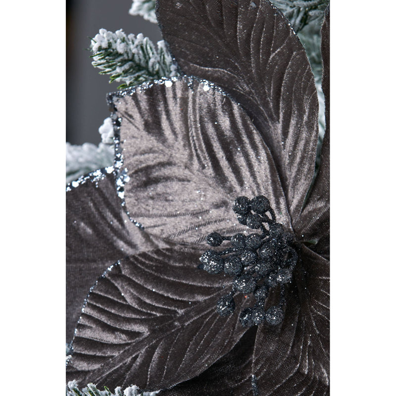 Fabric Poinsettia Arrangement