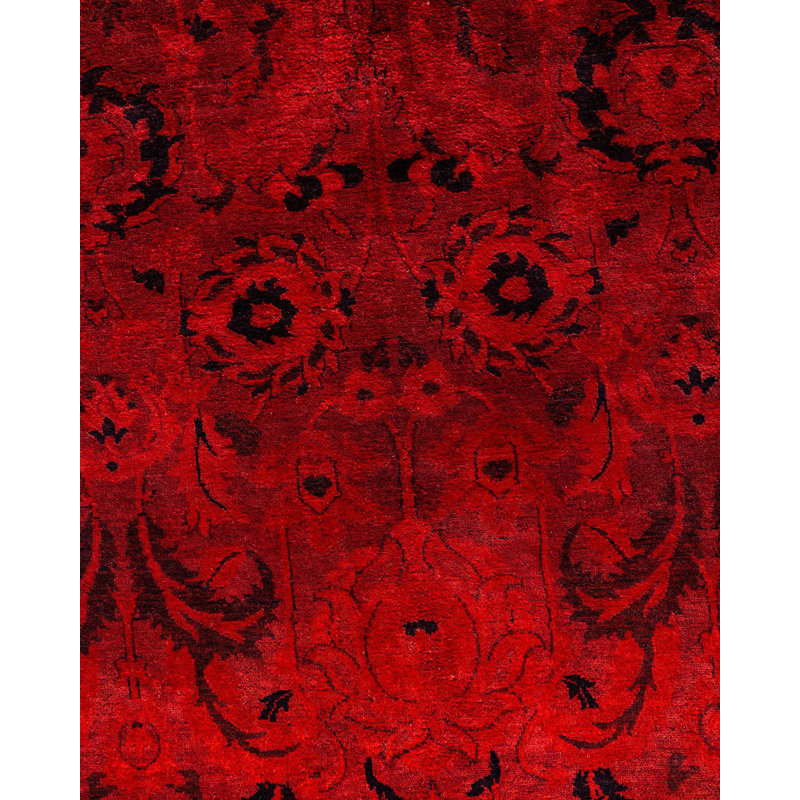 Overyed One-of-a-Kind Rectangle 4'3" X 6'2" Hand Knotted Area Rug