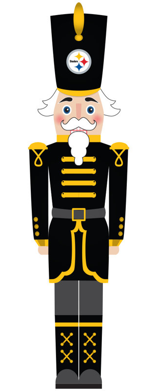 Pittsburgh Steelers 46" Nutcracker Leaner