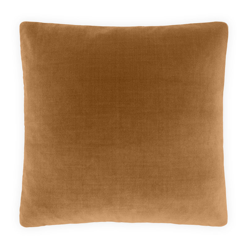 Deveraux Box Throw Pillow, Cognac