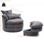 Fauteuil demi-tonneau pivotant à 360 °-315484313