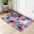 Blue Seamless Watercolor Usa Flag American Colors Grunge Geometric Machine Washable Indoor Area Rug-129431498