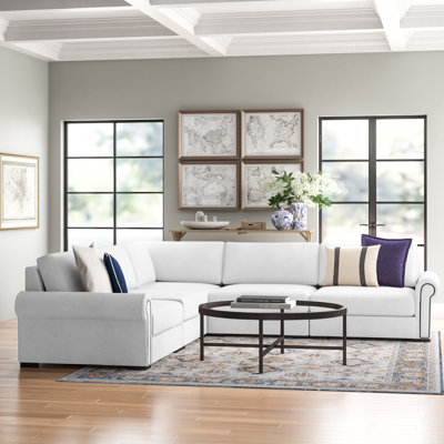 Mosely Upholstered L-Shaped Sectional Symmetrical