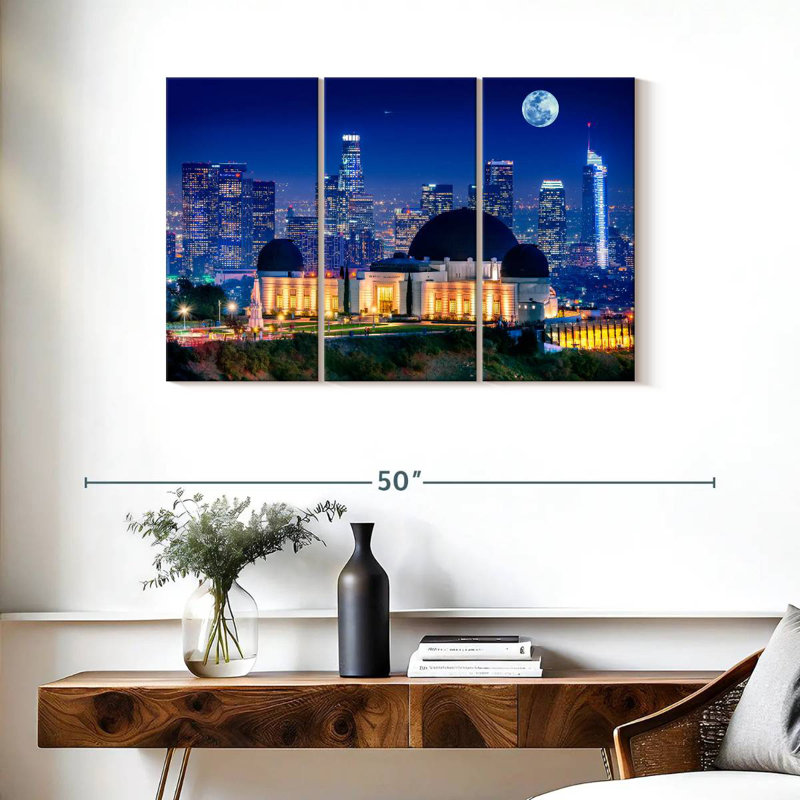 Sebbie Griffith Park Observatory, 24" H x 38" W