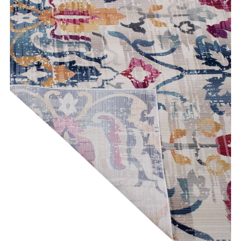 Morvant Floral Indoor Rug, Runner 1'11" x 6'2"