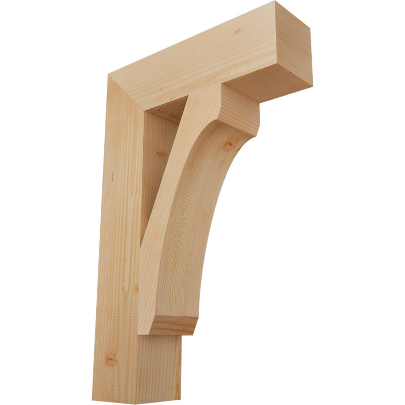 Support en bois rustique Legacy Block, Sapin de Douglas, Lisse, H 34 po x l 5,5 po x P 22 po