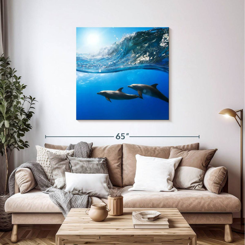 Brampt Dolphin Twosome, 39" H x 39" W