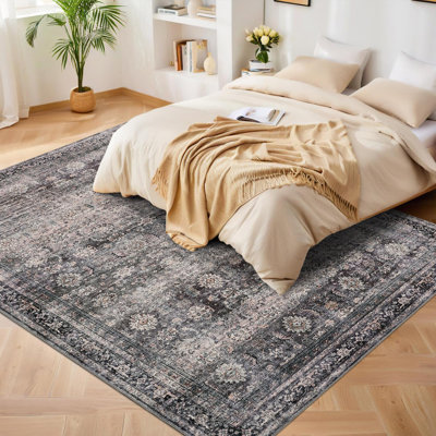Rectangle Abstract Area Rug