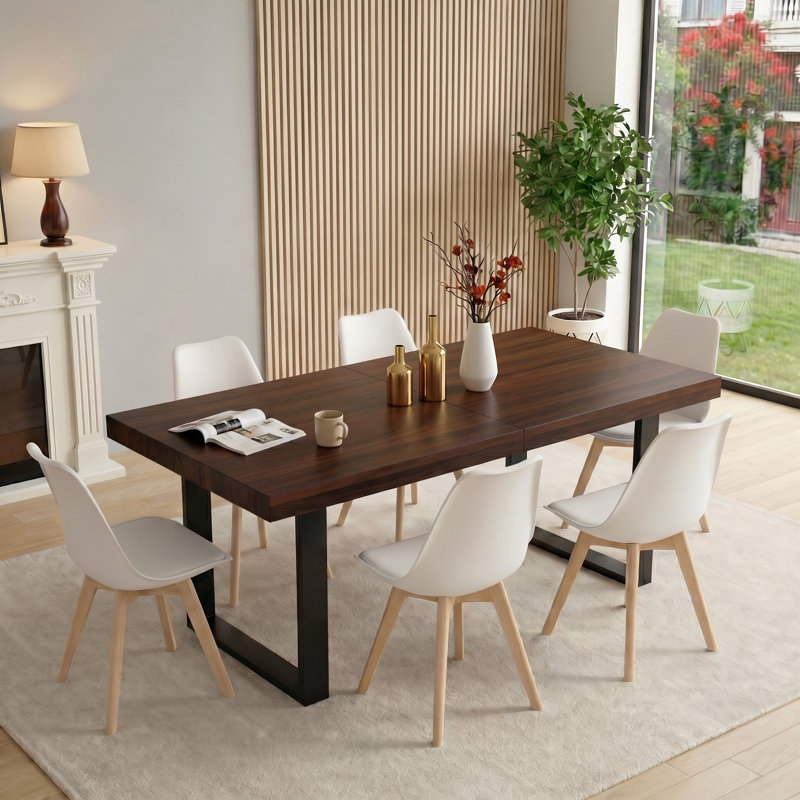 Extendable Dining Table, Brown