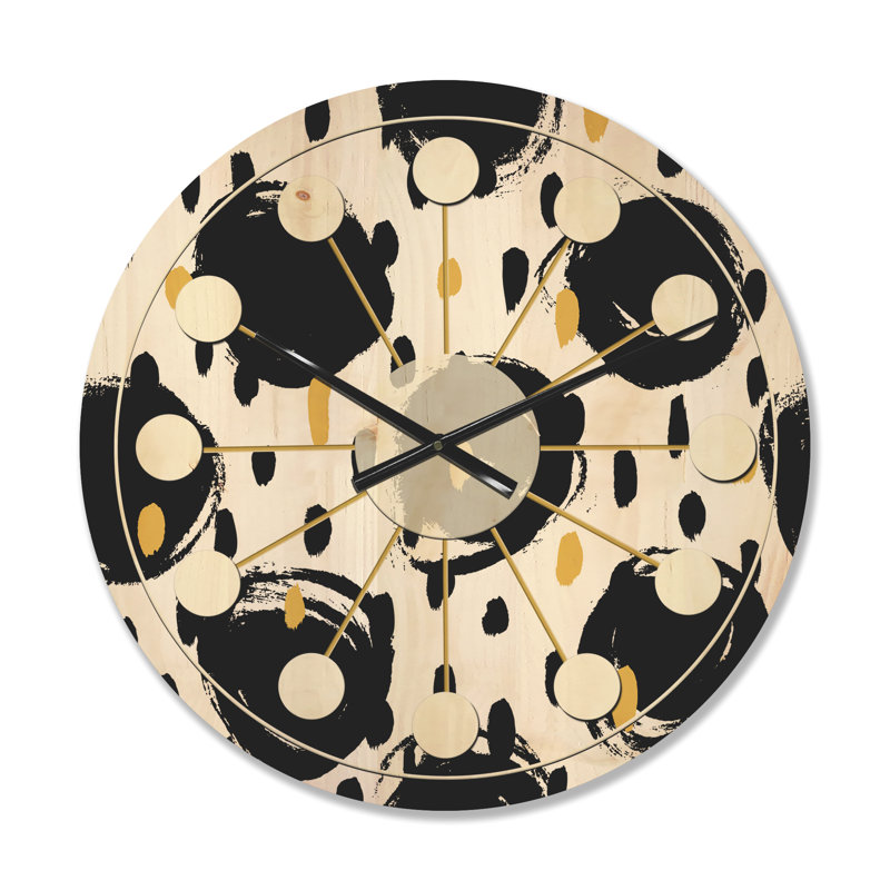 Solid Wood Wall Clock, Medium