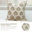Housse de coussin à motif fait à la main et à motif rustique Fab Divine, Chahat, vin-114983965