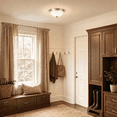 Sarabia 2-Light Flush Mount in English Bronze