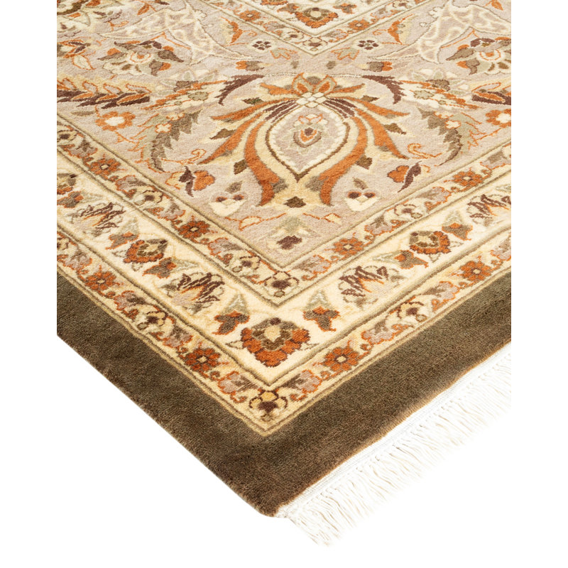 Classic One-of-a-Kind 12' 1" X 15' 5" Hand Knotted Area Rug
