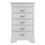 Commode Lorana, champagne argenté-142803189