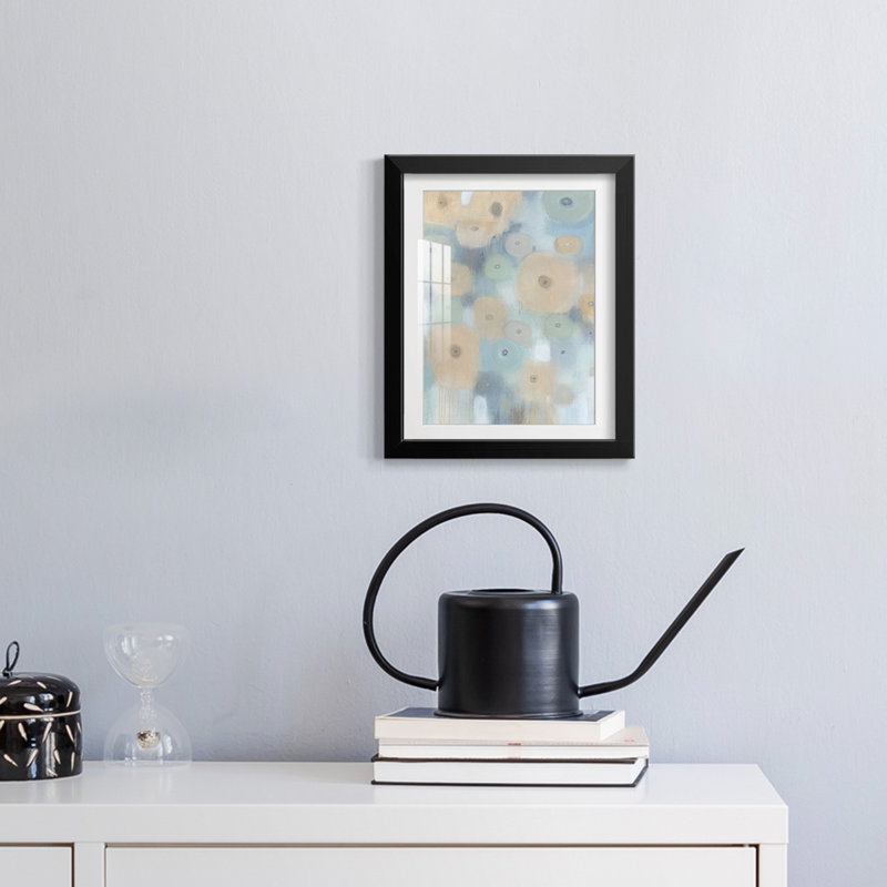 Spinning Wheels I -Framed Print, Black