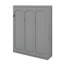 Grand lit escamotable avec tablettes