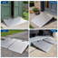 Rampe antidérapante 29 po x 24 po, capacité de 1500 lb, ensemble de 2, largeur totale 48 po-133713175
