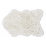 Sheep Of The World Hand Tufted Wool Area Rug in Sheep White