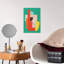 Modern Abstract Face Abstract Contemporary Wall Art Print by Vitor Costa - Wrapped Canvas Print-400349178