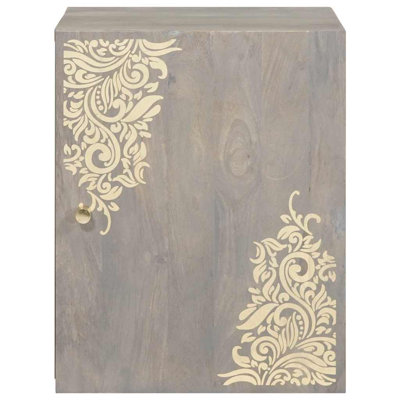 Solid Wood Bathroom Storage Cabinet