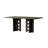 62.99"Brown Rectangle Solid Wood Writing Desk-377413159
