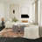 Faux Leather Swivel Barrel Chair-1581498360