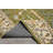 Handcrafted Green Arts and Crafts Wool Rug Multi Size Traditional Design-2032990212