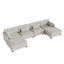 Canapé modulaire en velours côtelé Maelina -107665270-107665273