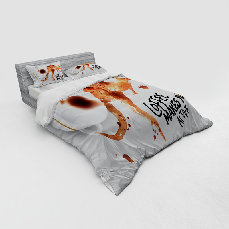 Ensemble de housse de couette orange, Housse de couette grand + 3 pièces supplémentair