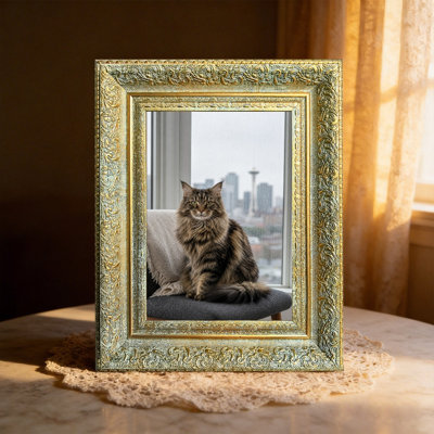8" x 10" Antique Gold 1PC Home Decor Picture Frame for Memory Display