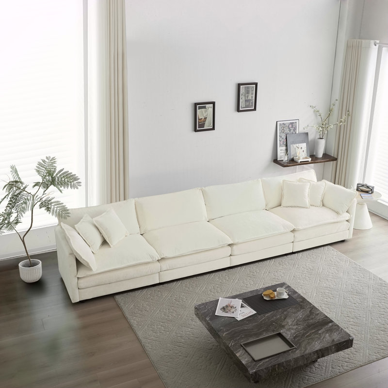 Canapé modulaire Free Free Combination, canapé modulaire, canapé 4 places, canapé modulaire, blanc, 4, Blanc