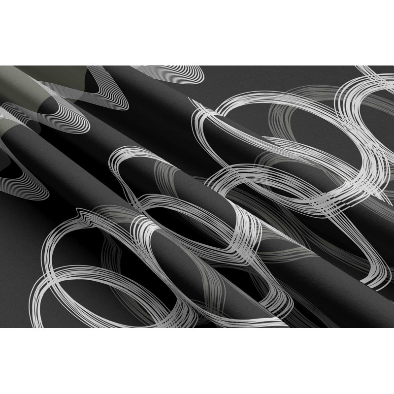 Cotton Bed Linen Holifield Black Grey, 135 x 200cm - 1 Pillowcase (80 x 80 cm)