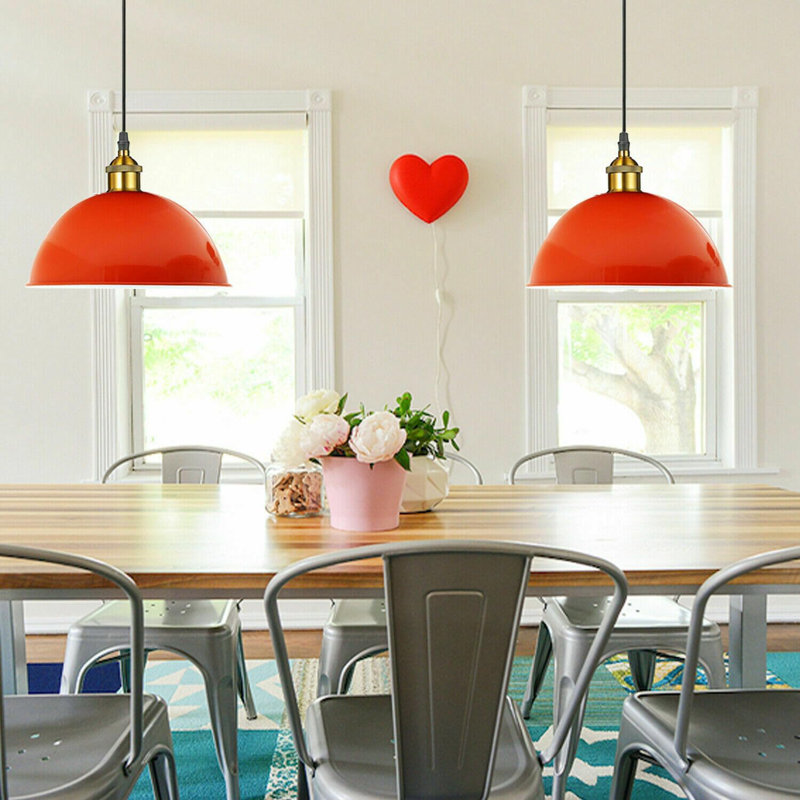 Lorenza 1 - Light White Single Pendant, Orange