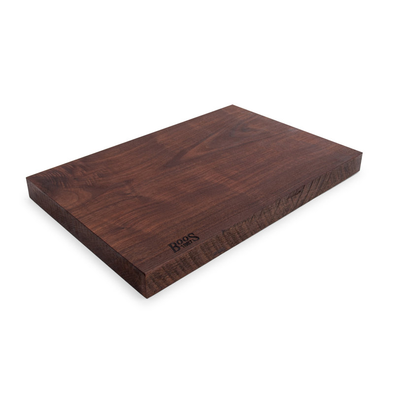 Rustic Walnut Rectangular Cutting Board with Exposed Edges