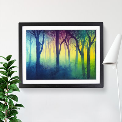 An Enticing Forest - Framed Print
