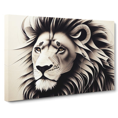 Miraculous Lion - Wrapped Canvas