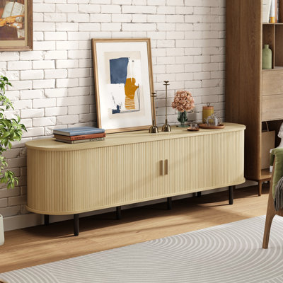 Meuble télé avec rangement et tablettes Jalonda
