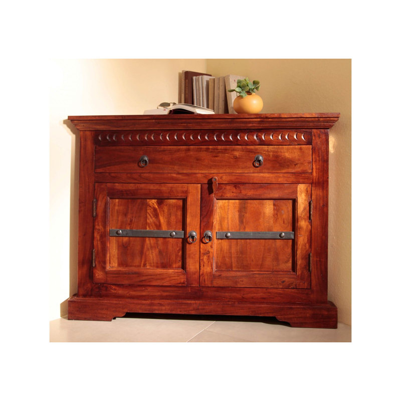 Oxford Solid Wood 107cm W 1 - Drawer Chest of Drawers, Nougat
